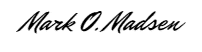 Mark o Madsen underskrift