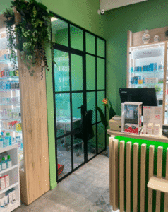 New Yorker væg som skille væg til erhverv